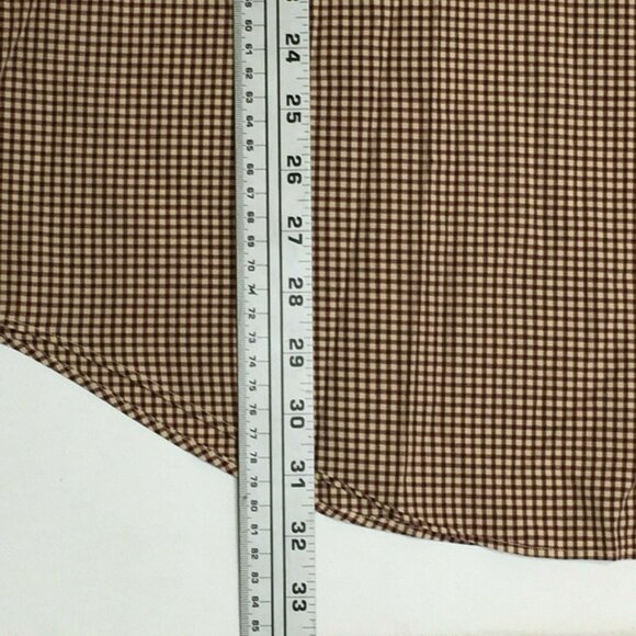 Daniel Cremieux Mens Button Up Long Sleeved Striped Shirt Burgundy Size XL - Picture 10 of 12